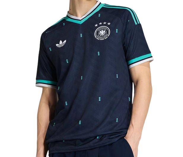 Adidas Men's Germany 26 Away Jersey Apparel - Collegiate Navy / Multicolor