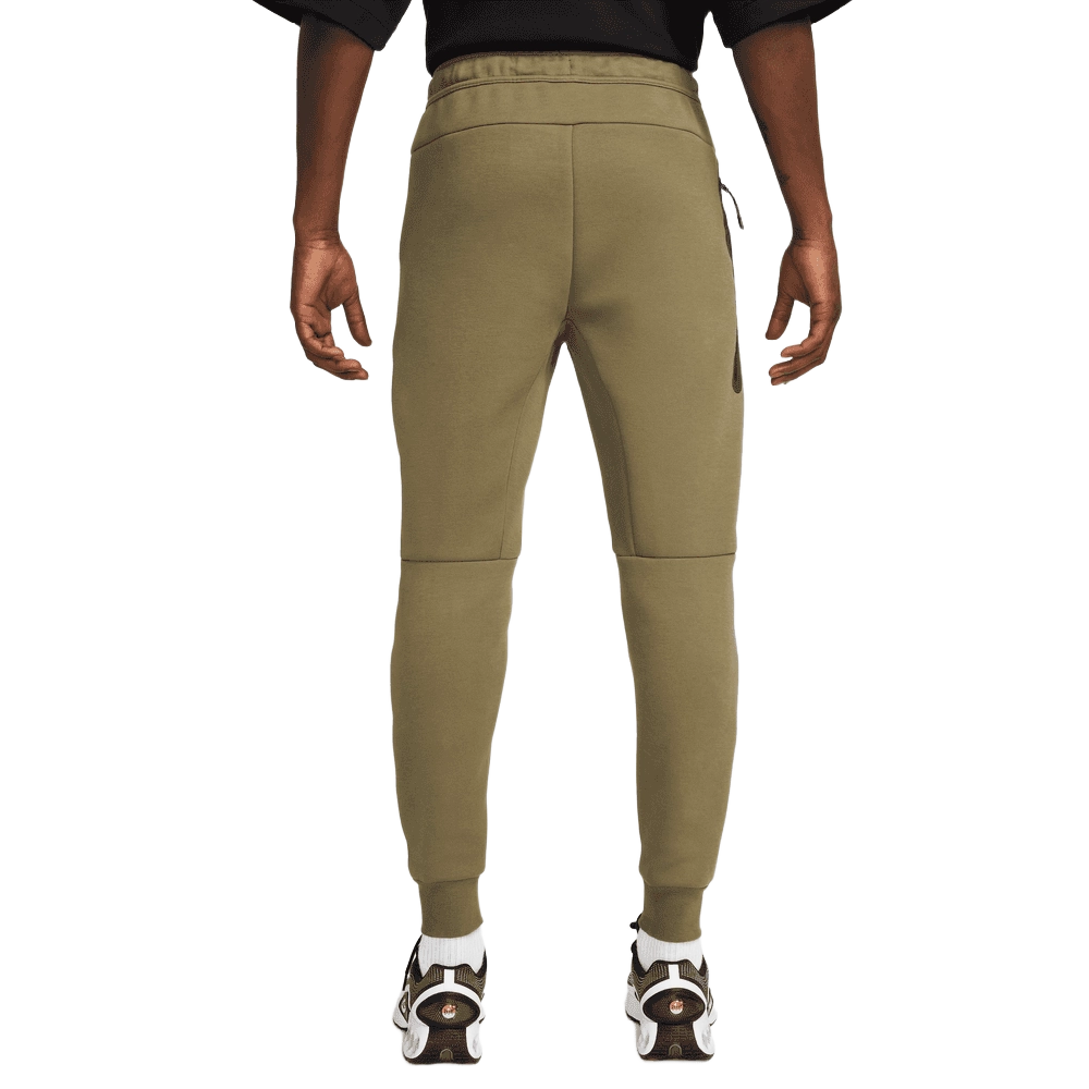Nike Men's Tech Fleece Jogger Apparel - Medium Olive / Light Army / Black