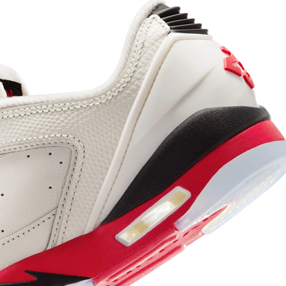 Nike Kids' Air Jordan Sixty Plus Low Shoes - Sail / Black / Reflect Silver / Fire Red