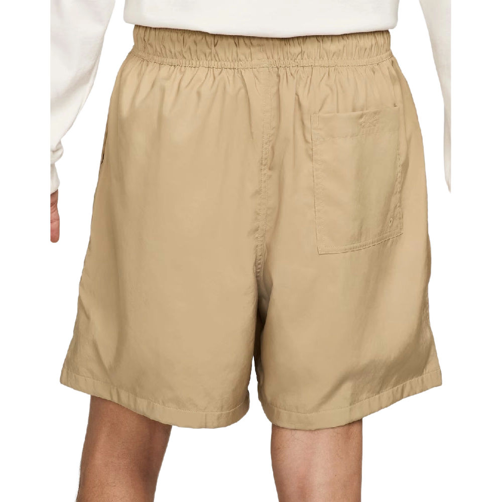 Nike Men's Club Woven Flow Shorts Apparel - Parachute Beige / White