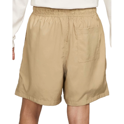 Nike Men's Club Woven Flow Shorts Apparel - Parachute Beige / White