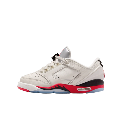 Nike Kids' Air Jordan Sixty Plus Low Shoes - Sail / Black / Reflect Silver / Fire Red