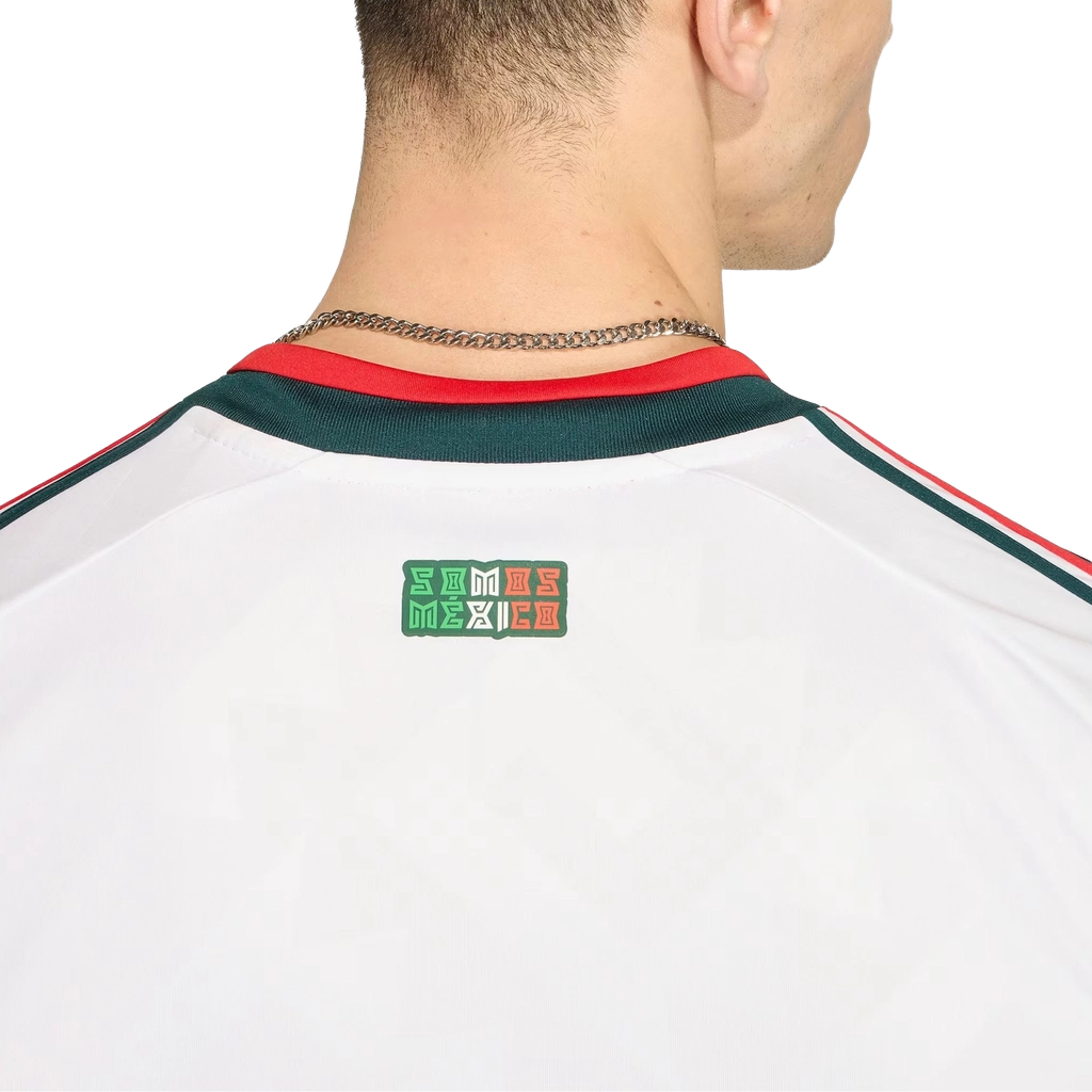 Adidas Men's Mexico 26 Away Jersey Apparel - White / Green / Red