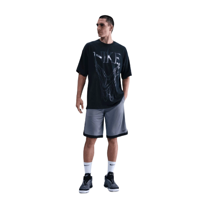 Nike Men's Dna Academy Dri-Fit Oversize Shorts Apparel - Gray