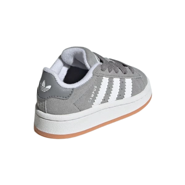 Adidas Kids' Campus 00s Comfort Closure Elastic Lace Shoes Shoes - Grey Three / Cloud White / Cloud White
