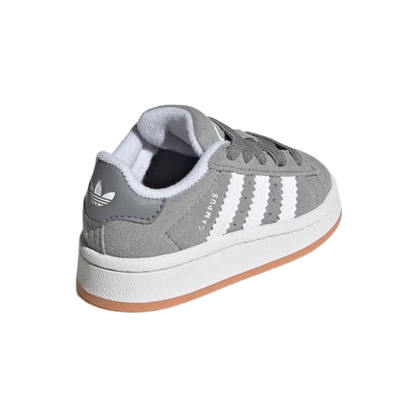 Adidas Kids' Campus 00s Comfort Closure Elastic Lace Shoes Shoes - Grey Three / Cloud White / Cloud White