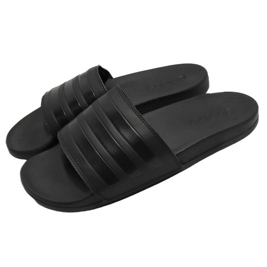 Adidas Men's Adilette Comfort Slides Shoes - Core Black / Core Black / Core Black