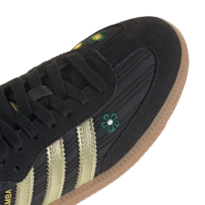 Adidas Women's Samba Og Liberty London Shoes - Core Black / Gold Metallic / Gum