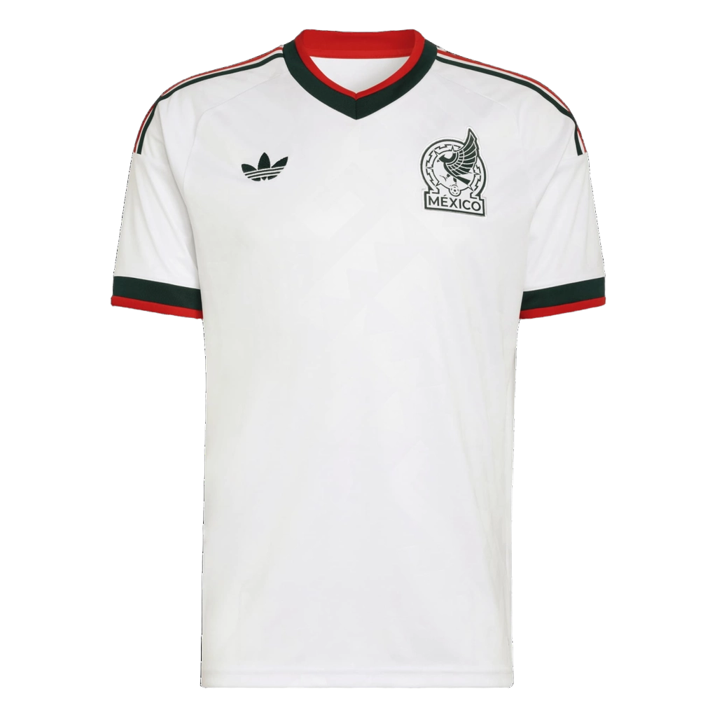 Adidas Men's Mexico 26 Away Jersey Apparel - White / Green / Red