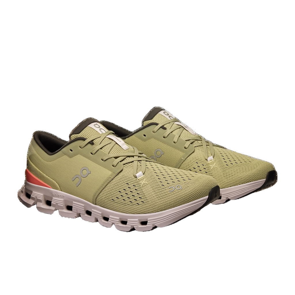 On Men's Cloud X 4 Shoes - Caper / Salmon