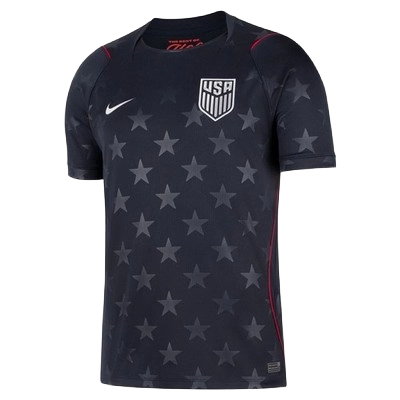 Nike Men's Usmnt 2026 Stadium Away Apparel - Dark Obsidian / University Red / Pure Platinum