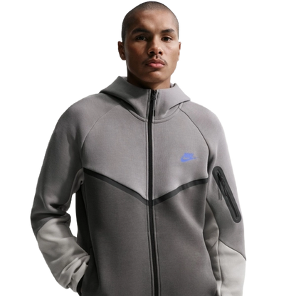 Nike Men's Tech Fleece Windrunner Full-Zip Jacket Apparel - Pencil Point / Medium Ash / College Grey / Sapphire