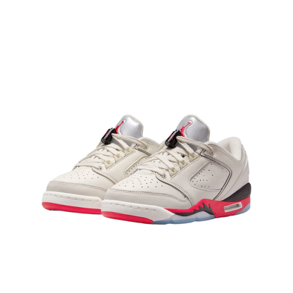 Nike Kids' Air Jordan Sixty Plus Low Shoes - Sail / Black / Reflect Silver / Fire Red