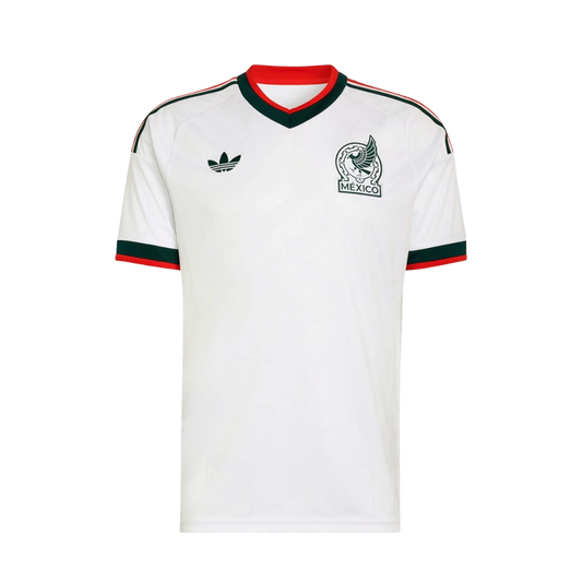 Adidas Men's Mexico 26 Away Jersey Apparel - White / Green / Red