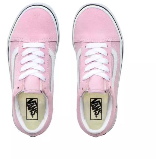 Vans Kids' Old Skool GS Shoes - Lilac Snow / True White