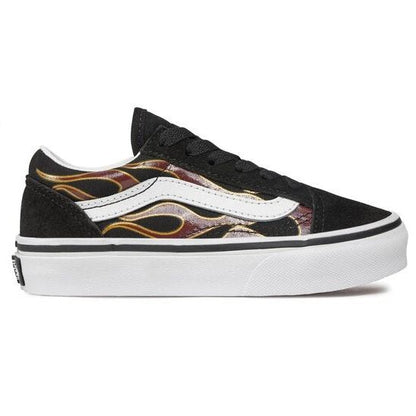 Vans Kids' Sk8-Hi Fire Reissue VLT LX Shoes - Black / Orange