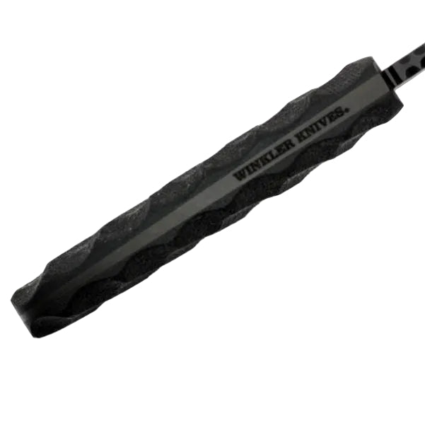 Winkler Knives Belt Knife - BLK Canvas Laminate Sculpted