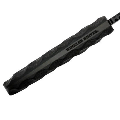 Winkler Knives Belt Knife - BLK Canvas Laminate Sculpted