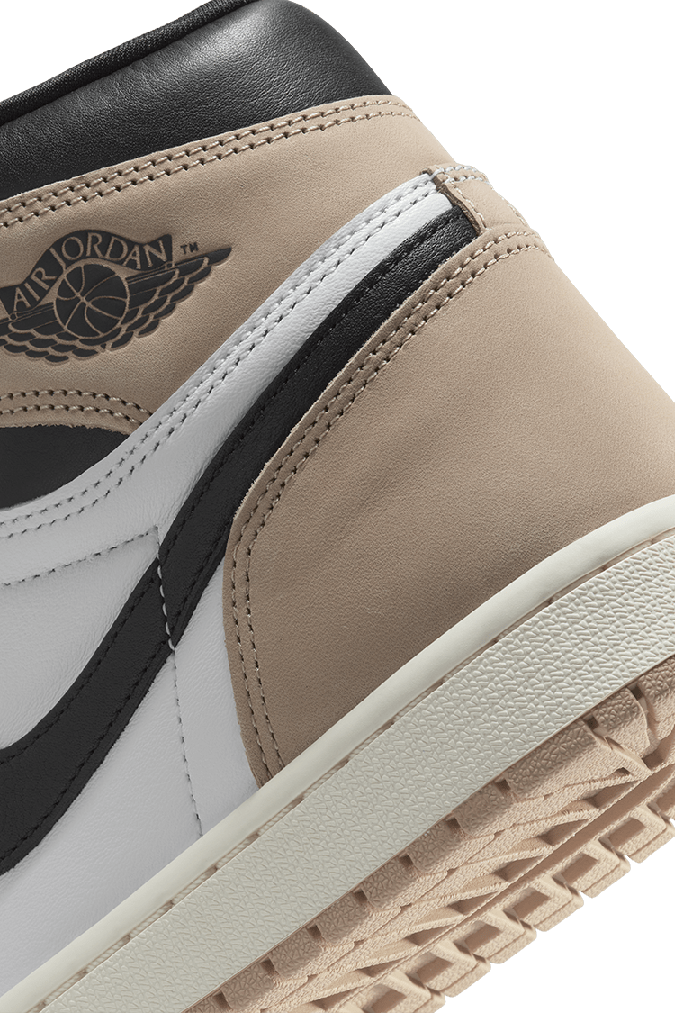 Nike Women's Air Jordan 1 Shoes - Black / Legend Medium Brown / White