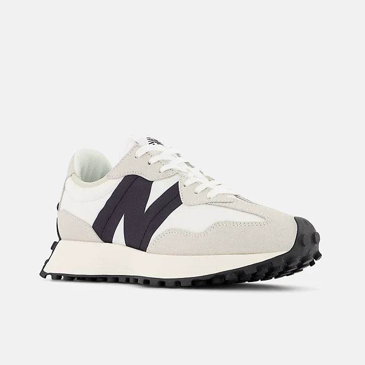 New Balance Women's 327 Shoes - Sea Salt / Black